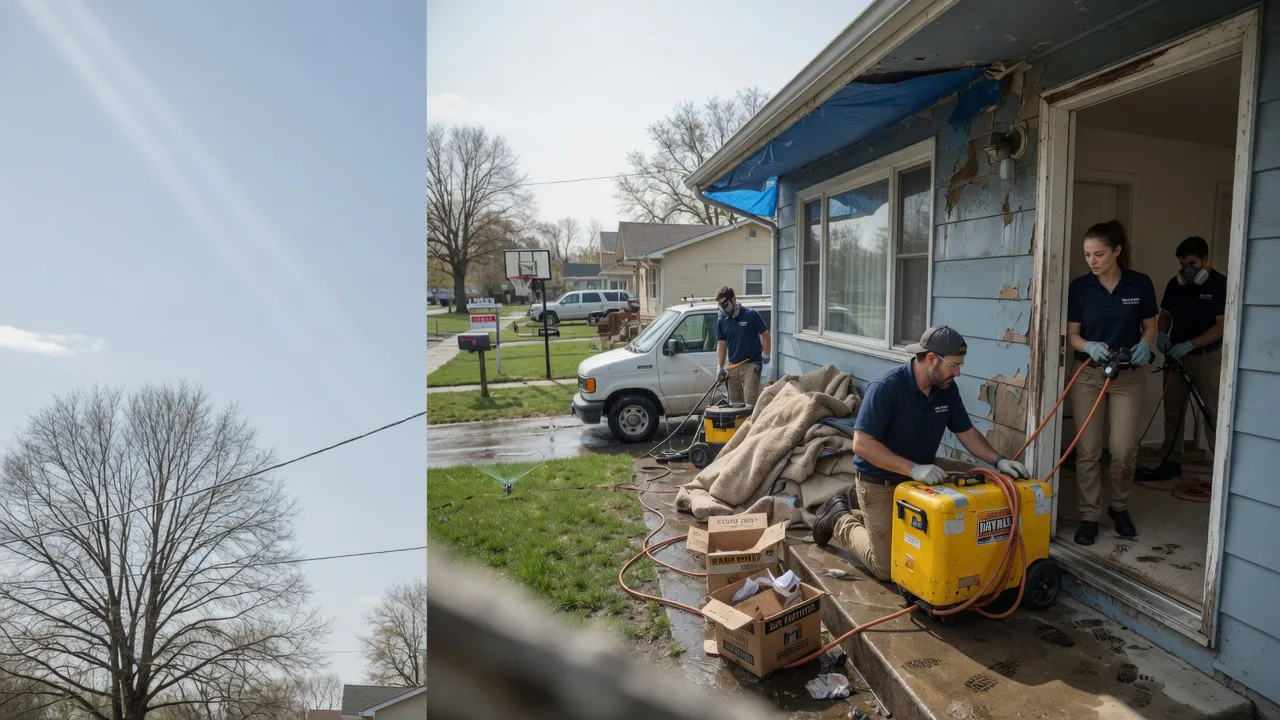 Basement Flood Cleanup in Wood, SD near me